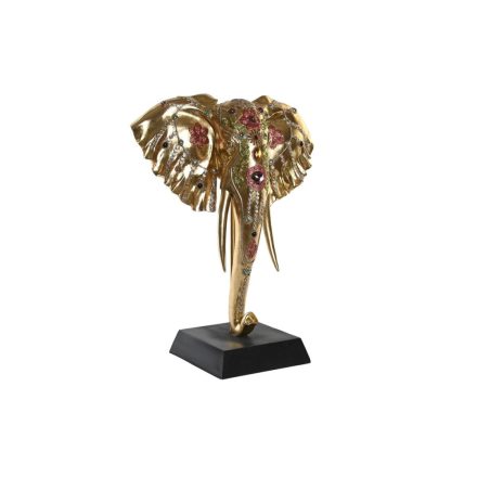 Dekoratív Figura DKD Home Decor Fekete Aranysàrga Elefánt Gyarmati 43 x 22 x 55,5 cm MOST 81063 HELYETT 51301 Ft-ért!