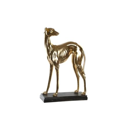 Dekoratív Figura DKD Home Decor 44,5 x 17 x 65,5 cm Fekete Aranysàrga Kutya MOST 98380 HELYETT 62256 Ft-ért!