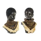   Dekoratív Figura DKD Home Decor Afrikai Nő Gyanta (26 x 20 x 42 cm) (2 egység) MOST 56329 HELYETT 41066 Ft-ért!