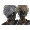 Dekoratív Figura DKD Home Decor 24 x 18 x 36 cm Ezüst színű Aranysàrga Gyarmati Afrikai Nő (2 egység) MOST 65123 HELYETT 41214 Ft-ért!