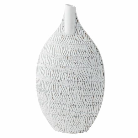 Váza DKD Home Decor Fehér Gyanta modern 32 x 13 x 57 cm MOST 50683 HELYETT 29665 Ft-ért!