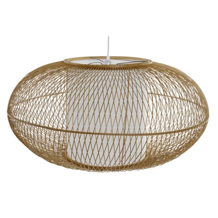 Mennyezeti Lámpa DKD Home Decor Fehér Természetes Bambusz 40 W 83 x 83 x 40 cm MOST 114344 HELYETT 72359 Ft-ért!