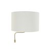 Álló Lámpa DKD Home Decor 43,5 x 40 x 154 cm Aranysàrga Fém Fehér 220 V 50 W MOST 81063 HELYETT 51301 Ft-ért!