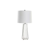   Asztali lámpa DKD Home Decor Fém Poliészter Fehér 220 V 50 W (33 x 33 x 66 cm) MOST 56313 HELYETT 37023 Ft-ért!