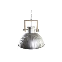   Mennyezeti Lámpa DKD Home Decor Barna Ezüst színű Vas Mangófa 50 W 41 x 41 x 40 cm MOST 80615 HELYETT 51012 Ft-ért!