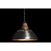 Mennyezeti Lámpa DKD Home Decor Ezüst színű Barna Vas Mangófa 50 W (43 x 43 x 31 cm) MOST 78650 HELYETT 49772 Ft-ért!
