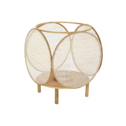 фенер DKD Home Decor Kristály Természetes Barna Bambusz Keleti 42 x 42 x 55 cm MOST 58595 HELYETT 37081 Ft-ért!