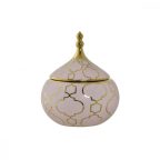   Ékszeres doboz DKD Home Decor Porcelán Rózsaszín Aranysàrga 14 x 14 x 17 cm MOST 19900 HELYETT 11914 Ft-ért!