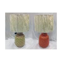   Asztali lámpa DKD Home Decor Porcelán Bézs szín Narancszín Zöld 220 V 50 W 32 x 32 x 53 cm (2 egység) MOST 76222 HELYETT 48234 Ft-ért!