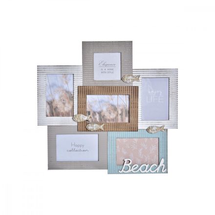 Fényképkeret DKD Home Decor Beach 46,5 x 2 x 44,5 cm Fa Tengerész MOST 27031 HELYETT 15816 Ft-ért!