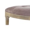 Bárszék DKD Home Decor   Természetes Rózsaszín Poliészter Bársony Gumifa (125 x 43 x 48 cm) MOST 125102 HELYETT 80238 Ft-ért!