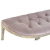 Bárszék DKD Home Decor   Természetes Rózsaszín Poliészter Bársony Gumifa (125 x 43 x 48 cm) MOST 125102 HELYETT 80238 Ft-ért!