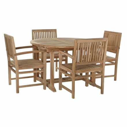 Asztal Készlet 4 Székkel DKD Home Decor 75 cm 120 x 120 x 75 cm   MOST 949184 HELYETT 608784 Ft-ért!