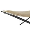 Bárszék DKD Home Decor   Fekete Fém Világos barna Rattan (94 x 49 x 44 cm) MOST 131174 HELYETT 84132 Ft-ért!