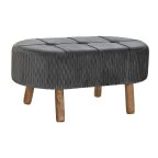   Bárszék DKD Home Decor   Szürke Természetes Sötét szürke Fa 80 x 46 x 38 cm MOST 75100 HELYETT 54592 Ft-ért!