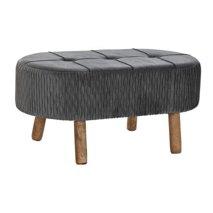 Bárszék DKD Home Decor   Szürke Természetes Sötét szürke Fa 80 x 46 x 38 cm MOST 75100 HELYETT 54592 Ft-ért!