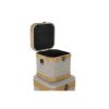 Dekoratív doboz szett DKD Home Decor Bézs szín Természetes Fa Fém 30 x 40 cm 40,5 x 40,5 x 41,5 cm (3 pcs) MOST 127593 HELYETT 75327 Ft-ért!