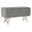 Bárszék DKD Home Decor   90 x 31 x 47 cm Szürke Aranysàrga Fém MOST 94536 HELYETT 59825 Ft-ért!