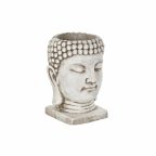   Kaspó DKD Home Decor Világos szürke Buddha Magnézium (26 x 25 x 36 cm) MOST 34286 HELYETT 20066 Ft-ért!