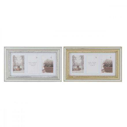 Fényképkeret DKD Home Decor Luxury Kristály polisztirén Aranysàrga Ezüst színű hagyományos 46,5 x 2 x 28,5 cm (2 egység) MOST 26482 HELYETT 15502 Ft-ért!