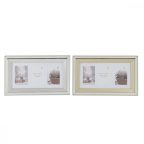   Fényképkeret DKD Home Decor Kristály polisztirén Aranysàrga Ezüst színű hagyományos 47 x 2 x 29 cm (2 egység) MOST 25129 HELYETT 14708 Ft-ért!