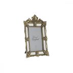   Fényképkeret DKD Home Decor Pezsgő Gyanta Kristály Tükör Shabby Chic 16 x 2 x 25 cm MOST 11369 HELYETT 6383 Ft-ért!