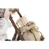 Dekoratív Figura DKD Home Decor Télapó Karácsony Szürke Pezsgő Fa 42 x 22 x 48 cm MOST 35330 HELYETT 20678 Ft-ért!