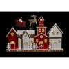 Karácsonyfagömb DKD Home Decor Ház Fehér Piros Gyanta 41 x 7,5 x 27 cm MOST 43745 HELYETT 18123 Ft-ért!