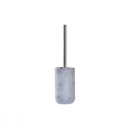 WC-kefe DKD Home Decor Szürke Ezüst színű Rozsdamentes acél Cement Scandi 10 x 10 x 40 cm MOST 9258 HELYETT 5539 Ft-ért!