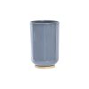 Fürdőszett DKD Home Decor Természetes Szürke Narancszín Korall Alumínium Bambusz PS modern (9 x 7 x 16 cm) (2 egység) (7 x 7 x 1 MOST 11578 HELYETT 6928 Ft-ért!