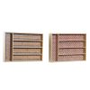 Evőeszköz szervező DKD Home Decor Bambusz Gyarmati Afrikai Férfi 25,5 x 35,5 x 5 cm (2 egység) MOST 17101 HELYETT 10004 Ft-ért!