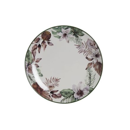 плитка чиния DKD Home Decor цветя Porcelán (27 x 27 x 2 cm) MOST 3318 HELYETT 1736 Ft-ért!