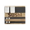 Sushi szett DKD Home Decor Fekete Természetes Bambusz Tábla Keleti 25 x 22 x 3 cm MOST 8585 HELYETT 4820 Ft-ért!
