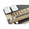Sushi szett DKD Home Decor Fekete Természetes Bambusz Tábla Keleti 25 x 22 x 3 cm MOST 8585 HELYETT 4820 Ft-ért!
