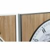 Falióra DKD Home Decor Fekete Fehér Vas Vintage 60 x 4,5 x 60 cm Fa MDF Világtérkép (2 egység) MOST 96315 HELYETT 60949 Ft-ért!