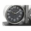 настолен часовник DKD Home Decor 23 x 8 x 15 cm Ezüst színű Fekete Vas (2 egység) MOST 39963 HELYETT 23389 Ft-ért!