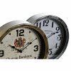 настолен часовник DKD Home Decor Aranysàrga Ezüst színű Fém Kristály Vintage 20,5 x 13,5 x 28 cm (2 egység) MOST 30125 HELYETT 17627 Ft-ért!