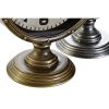 настолен часовник DKD Home Decor Aranysàrga Ezüst színű Fém Kristály Vintage 20,5 x 13,5 x 28 cm (2 egység) MOST 30125 HELYETT 17627 Ft-ért!