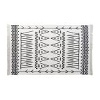   Szőnyeg DKD Home Decor Fekete Fehér Ikat (120 x 180 x 0,7 cm) MOST 37767 HELYETT 14477 Ft-ért!