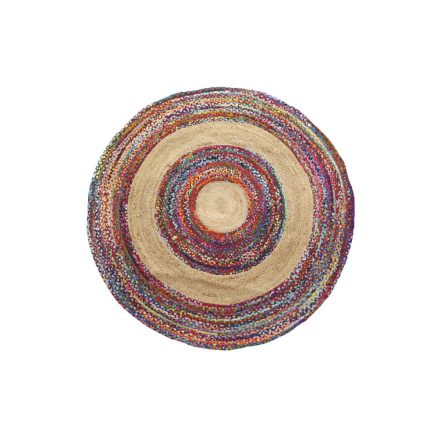 Szőnyeg DKD Home Decor Poliészter Pamut Többszínű Juta (200 x 200 x 0,7 cm) MOST 77683 HELYETT 49160 Ft-ért!
