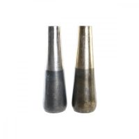   Váza DKD Home Decor 15,5 x 15,5 x 49,5 cm Alumínium modern (2 egység) MOST 94444 HELYETT 59767 Ft-ért!