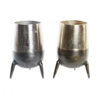   Váza DKD Home Decor 15,5 x 15,5 x 26 cm Ezüst színű Aranysàrga Alumínium modern (2 egység) MOST 74064 HELYETT 46870 Ft-ért!