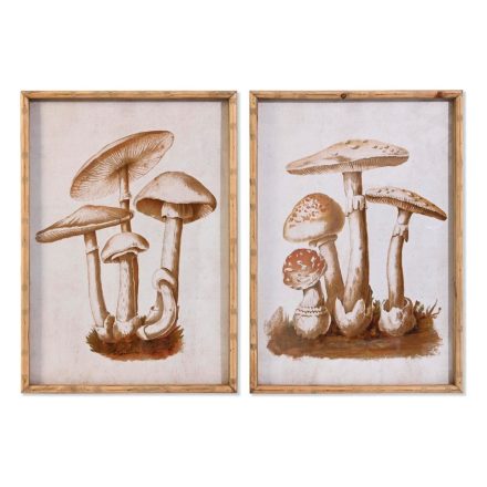Kép DKD Home Decor Kristály 50 x 70 x 2,8 cm 50 x 2,8 x 70 cm Gomba (2 egység) MOST 89718 HELYETT 56774 Ft-ért!
