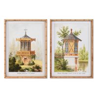   Kép DKD Home Decor Fenyő Kristály Keleti 50 x 3 x 70 cm26 x 100 cm 50 x 70 x 2,8 cm (2 egység) MOST 92255 HELYETT 58378 Ft-ért!