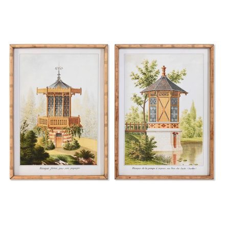 Kép DKD Home Decor Fenyő Kristály Keleti 50 x 3 x 70 cm26 x 100 cm 50 x 70 x 2,8 cm (2 egység) MOST 92255 HELYETT 58378 Ft-ért!