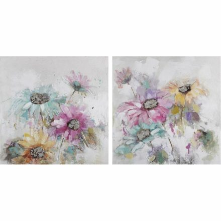 Kép DKD Home Decor 100 x 3,5 x 100 cm цветя Shabby Chic (2 egység) MOST 106316 HELYETT 67283 Ft-ért!