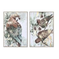   Kép DKD Home Decor Papagáj Trópusi (83 x 4,5 x 123 cm) (2 egység) MOST 98481 HELYETT 69837 Ft-ért!