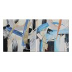   Kép DKD Home Decor 100 x 2,5 x 100 cm 100 x 2,8 x 100 cm Absztrakt modern (2 egység) MOST 53367 HELYETT 31235 Ft-ért!