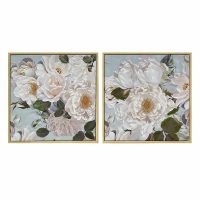   Kép DKD Home Decor 80 x 4 x 80 cm цветя Shabby Chic (2 egység) MOST 83329 HELYETT 52731 Ft-ért!