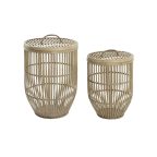   Kosár készlet DKD Home Decor Bambusz (40 x 40 x 61 cm) MOST 112379 HELYETT 71119 Ft-ért!
